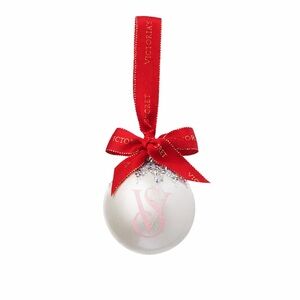 VICTORIA’S SECRET Limited Edition The Victoria Ornament in Rhinestone Monogram!